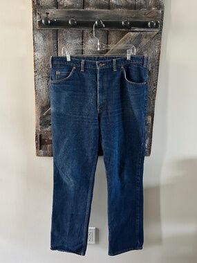 Men's Vintage Levi's 619 Orange Tab Dark Wash Jeans